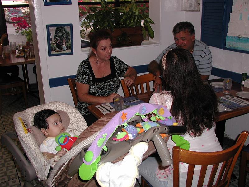 PA130008.JPG - Rohan watching the animated discussion at the table