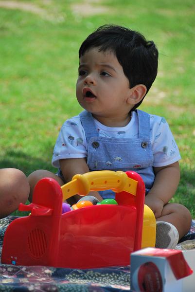 DSC_0684.JPG - Rohan is now 1 year old. He is now 31 inches tall and weighs 10.25Kgs (22 pounds and 6 ounces)