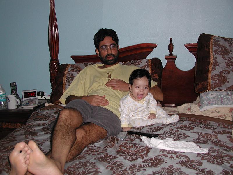 PB100030.JPG - Yup its morning. Its tea time