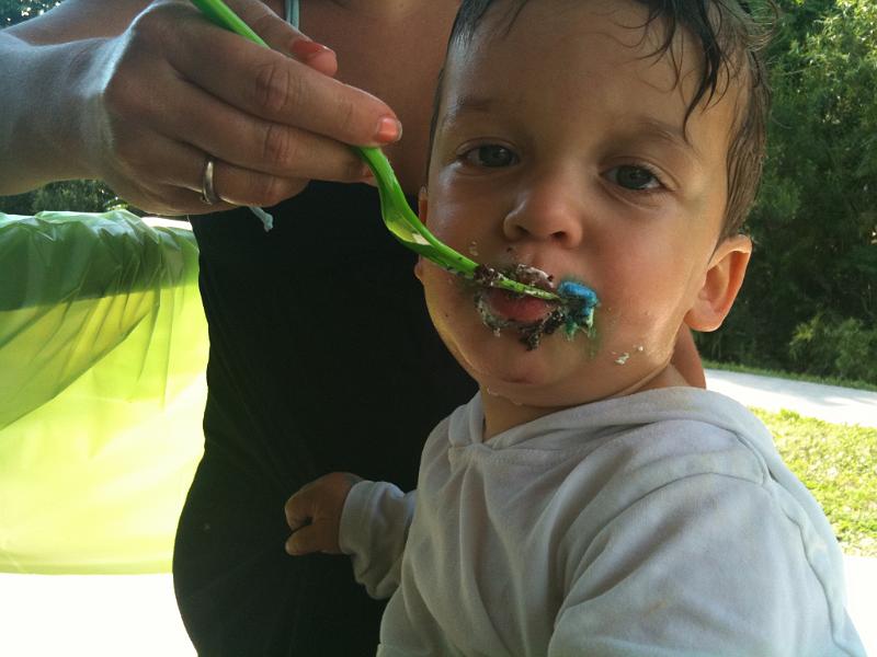 IMG_0333.JPG - Ethan also getting amouthful of cake