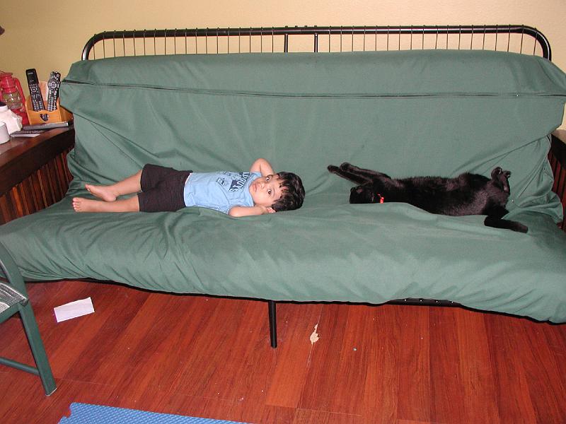 P9080221.JPG - Rohan and Victor. This is the end of the pictures till Rohan comes back from India - in about 3 months.