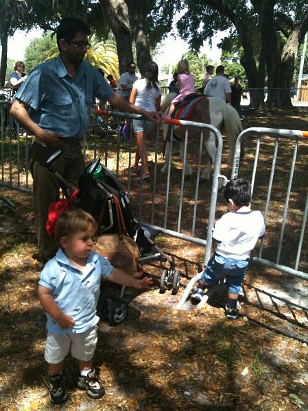 IMG_0075.JPG - Jake and Rohan and a pony in the background
